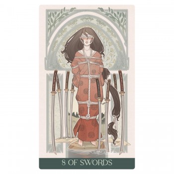 Japanese Art Nouveau Tarot (Premium) kortos Lo Scarabeo